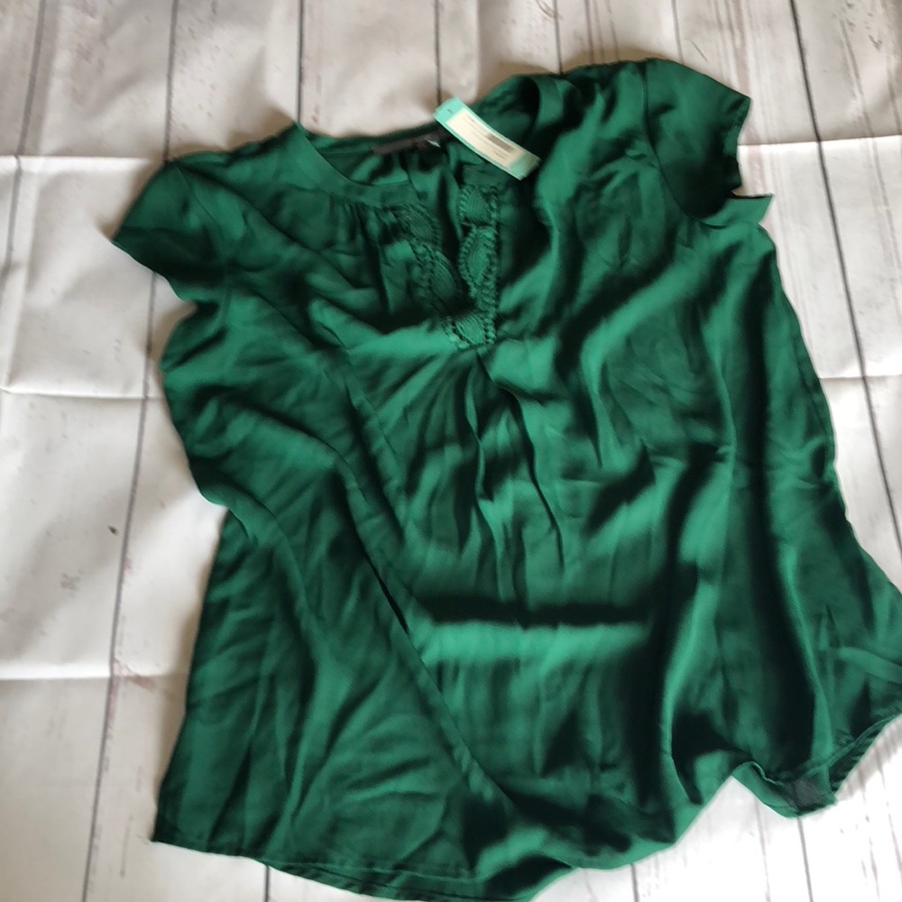 Stitch fix emerald green blouse